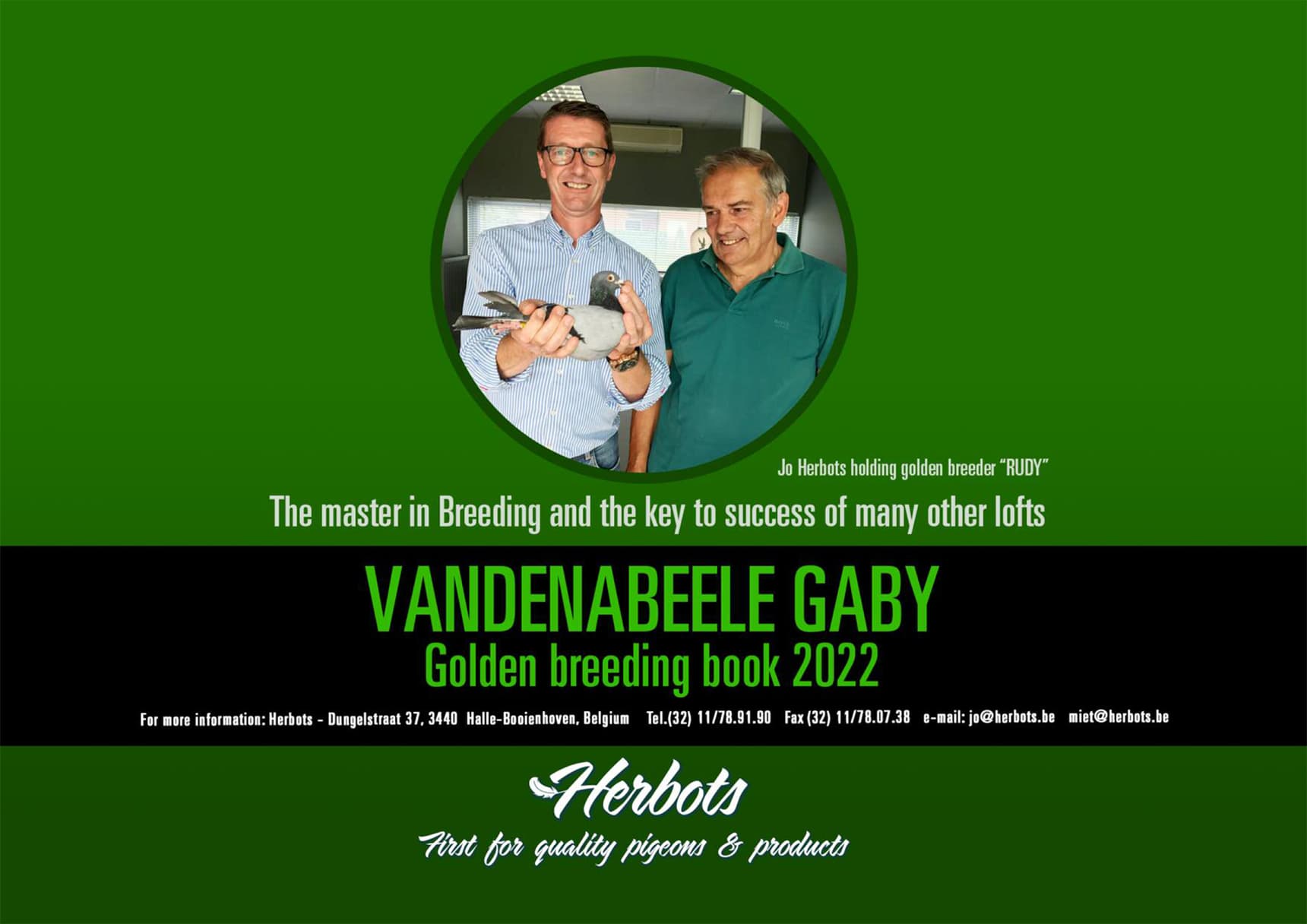 Vandenabeele Breeding Book 2022